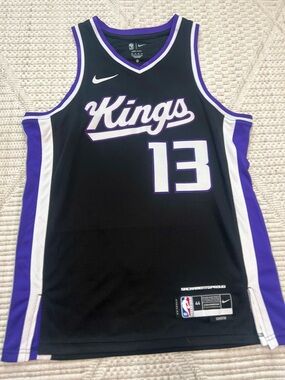 Nike Sacramento Kings Icon Edition Dri-FIT Swingman Jersey Black M 44